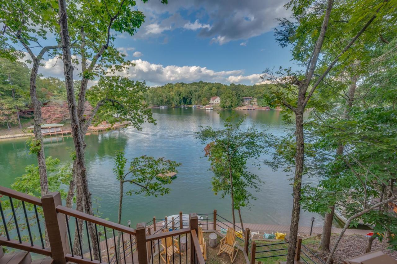 Вілла Russell'S Fort At White Oak Point: Historical Cabin On Lake Lure, Luxury, Direct Lake Access! Екстер'єр фото
